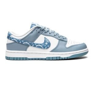 nike dunk low paisley blue
