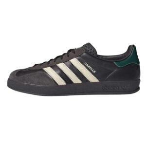 adidas gazelle indoor leather black brown green